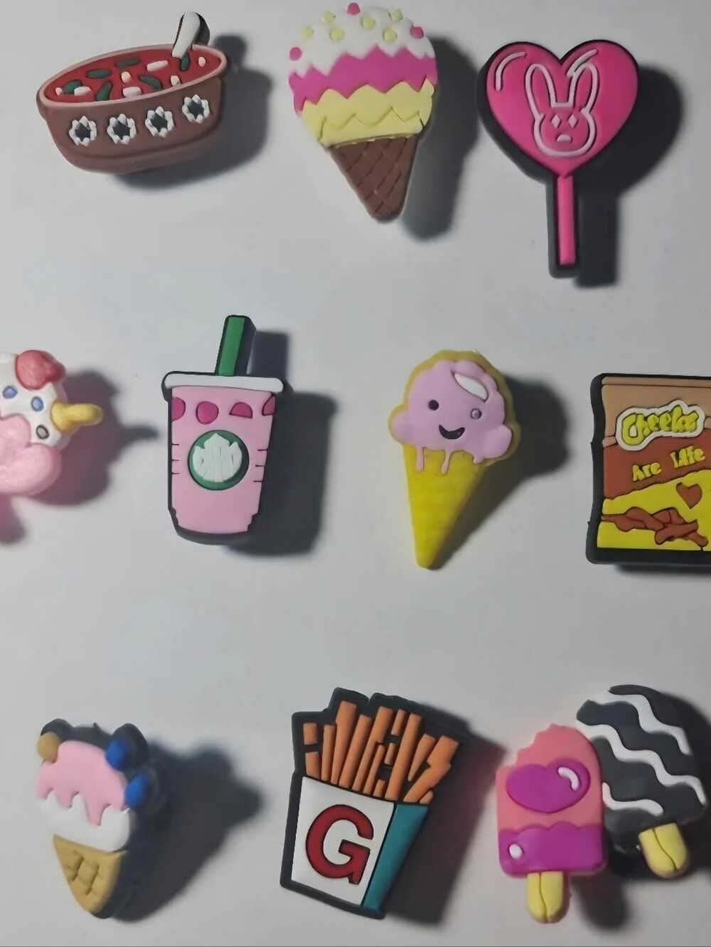 Food Shoe Charms for Crocs Chick fil A Dunkin Donuts - Picture 6 of 6
